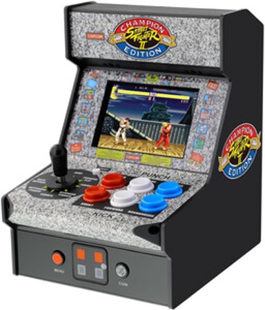 MY ARCADE Kolekcionarska retro konzola Micro Player 7.5" Street Fighter II Champion Edition (Premium Edition)